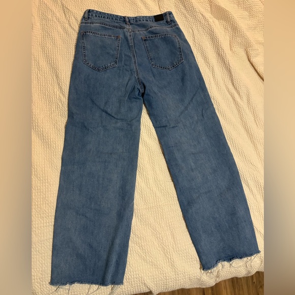 Country Denim | wide legged jeans | frayed bottoms | size 10 - Picture 2 of 2